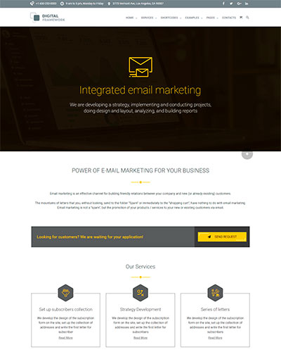 E-mail Marketing Wordpress Theme