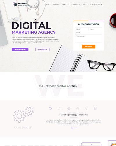 Digital Agency Website Template