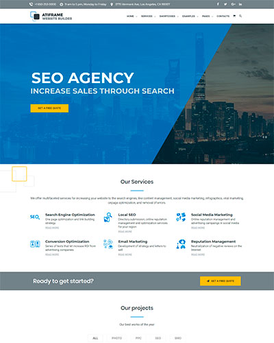 SEO Agency WordPress Theme